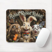 Kaninchen Kaninchen Kaninchen Mousepad (Mit Mouse)