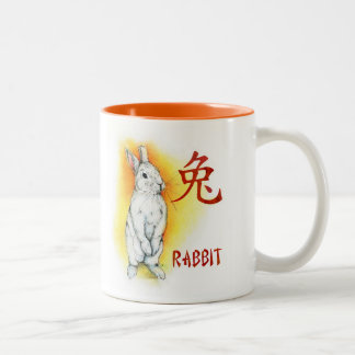 KANINCHEN-KANINCHEN ZWEIFARBIGE TASSE