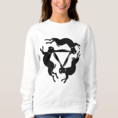 Kaninchen - Kaninchensymbol Sweatshirt (Vorderseite)