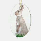Kaninchen Keramikornament (Links)