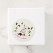 Kaninchen & Klee Geschenkanhänger (Beispiel)