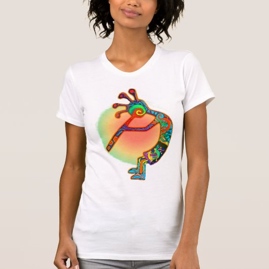 Kaninchen Kokopelli T-Shirt (Vorderseite)