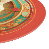 Kaninchen-Königliche Kleiderordnung, Ostern, Schneidebrett (Ecke)