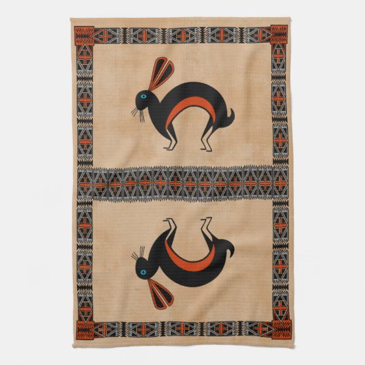 Kaninchen Küchentuch (Vertikal)