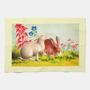 Kaninchen Kunst Geschirrtuch
