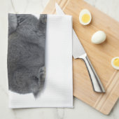 Kaninchen-Kuss Küchentuch (Viertel Falte)