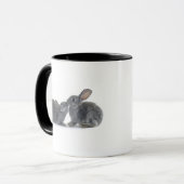 Kaninchen-Kuss Tasse (Vorderseite Links)