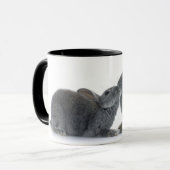 Kaninchen-Kuss Tasse (Vorderseite Links)