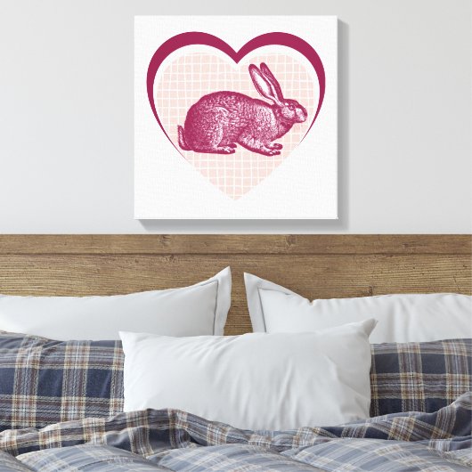 Kaninchen Leinwanddruck (Insitu (Schlafzimmer))