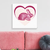 Kaninchen Leinwanddruck (Insitu (Wohnzimmer))