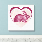 Kaninchen Leinwanddruck (Insitu (Holzboden))