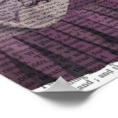 Kaninchen Lila Poster (Ecke)