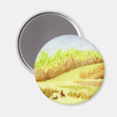 Kaninchen Magnet (Vorderseite/Rückseite)
