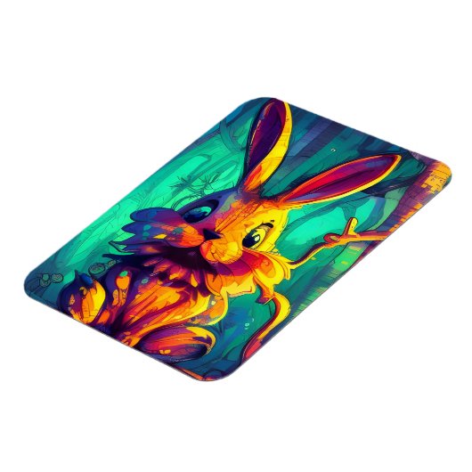 Kaninchen Magnet (Linke Seite)