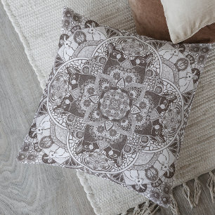 Kaninchen Mandala Wählen Sie Ihre Farbe Kissen