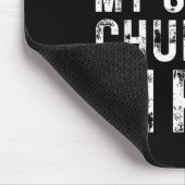 Kaninchen Meme Ich hasse mein Stud Chungus Leben  Mousepad (Ecke)