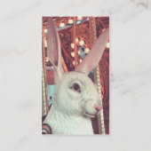 Kaninchen Merry-Go-Round Visitenkarte (Rückseite)