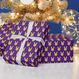 Kaninchen Minimal Muster Geschenkpapier