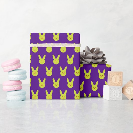 Kaninchen Minimal Muster Geschenkpapier (Babyparty)