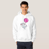 Kaninchen mit Ballon Hoodie (Vorne ganz)