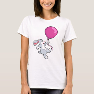 Kaninchen mit Ballon T-Shirt