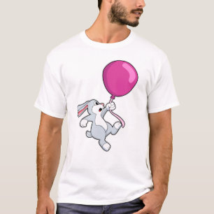 Kaninchen mit Ballon T-Shirt