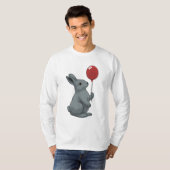 Kaninchen mit Ballon T-Shirt (Vorne ganz)