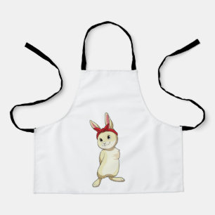 Kaninchen mit Bandana Schürze