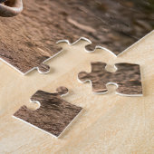 Kaninchen mit Baumblättern in einer Schubkarre Puzzle (Seite)