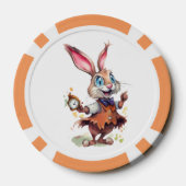 Kaninchen mit Beobachtung Pokerchips (Rückseite)