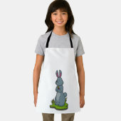 Kaninchen mit Blume Schürze (Insitu)