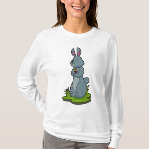 Kaninchen mit Blume T-Shirt