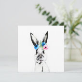 Kaninchen mit Blumen (Stehend Vorderseite)