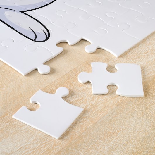 Kaninchen mit Daisy Puzzle (Seite)