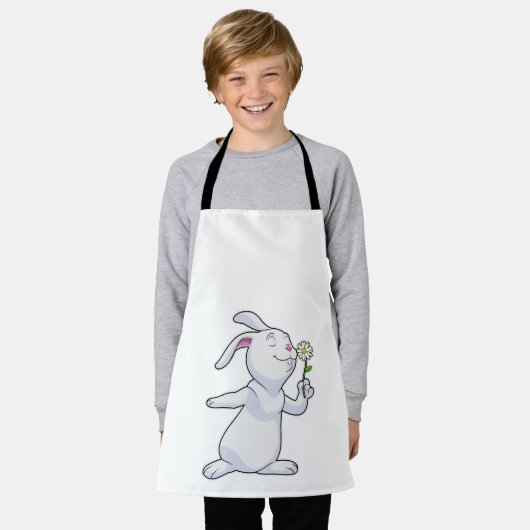 Kaninchen mit Daisy Schürze (Getragen)