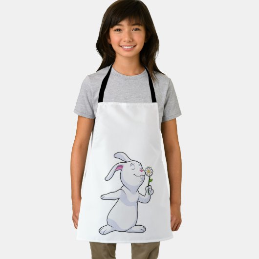 Kaninchen mit Daisy Schürze (Insitu)