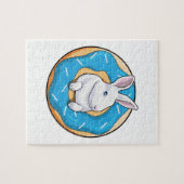 Kaninchen mit Donut Puzzle (Horizontal)