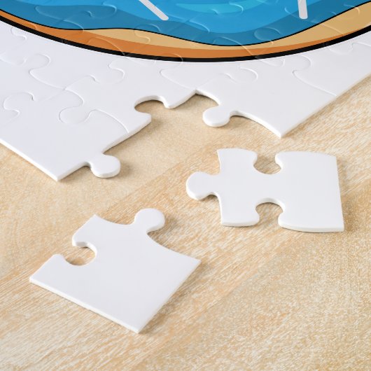 Kaninchen mit Donut Puzzle (Seite)