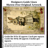 Kaninchen mit Dresskanne, Blume CK3 Decoupage Seidenpapier