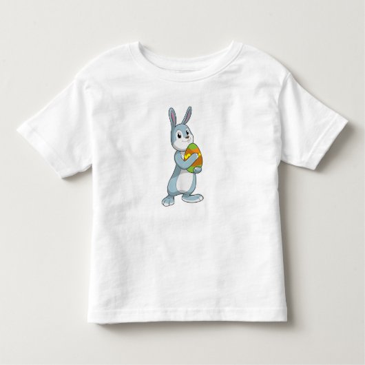 Kaninchen mit Ei Kleinkind T-shirt (Vorderseite)