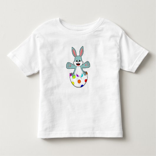 Kaninchen mit Ei Kleinkind T-shirt (Vorderseite)