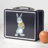 Kaninchen mit Ei Metall Brotdose (Beispiel)