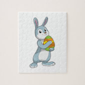 Kaninchen mit Ei Puzzle (Vertikal)