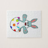 Kaninchen mit Ei Puzzle (Horizontal)