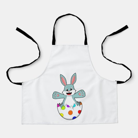 Kaninchen mit Ei Schürze (Vorderseite)