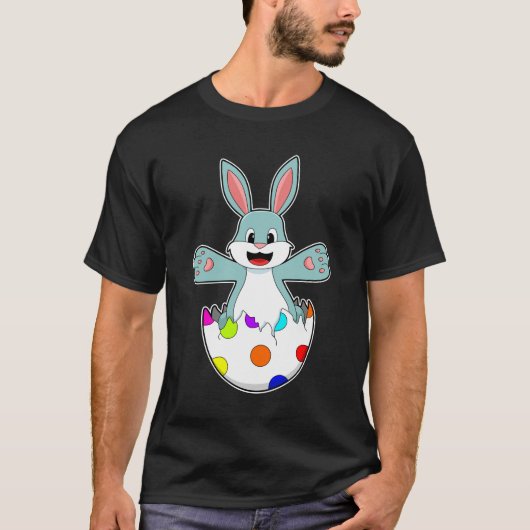 Kaninchen mit Ei T-Shirt (Vorderseite)