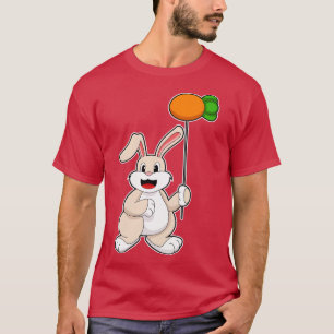 Kaninchen mit Fäulnis als Ballon T-Shirt