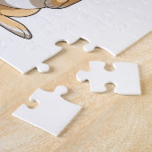 Kaninchen mit Herz Puzzle (Seite)