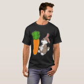Kaninchen mit Karotte (2).PNG T-Shirt (Vorne ganz)
