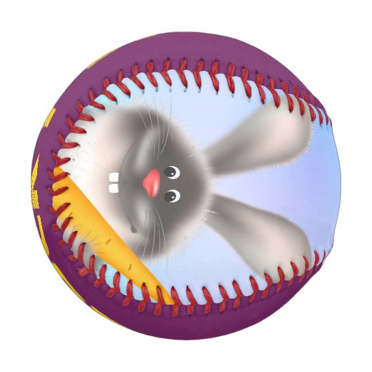 Kaninchen mit Karrot Baseball (Vorderseite Links)